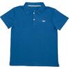 Carter Polo T-Shirt With Logo, Boathouse Blue - Polo Shirts - 1 - thumbnail