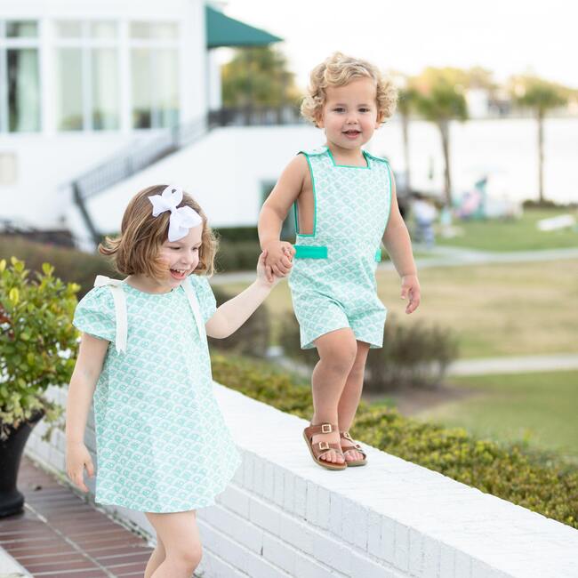 Jane Pre-Tied Grosgrain Shoulder Bow Dress, South Shore Stars - Dresses - 4