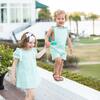 Jane Pre-Tied Grosgrain Shoulder Bow Dress, South Shore Stars - Dresses - 4
