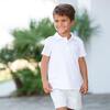 Carter Polo T-Shirt With Logo, Rooftop White - Polo Shirts - 2 - thumbnail