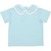 Teddy Peter Pan Shirt, Bermuda Blue - Shirts - 1 - thumbnail
