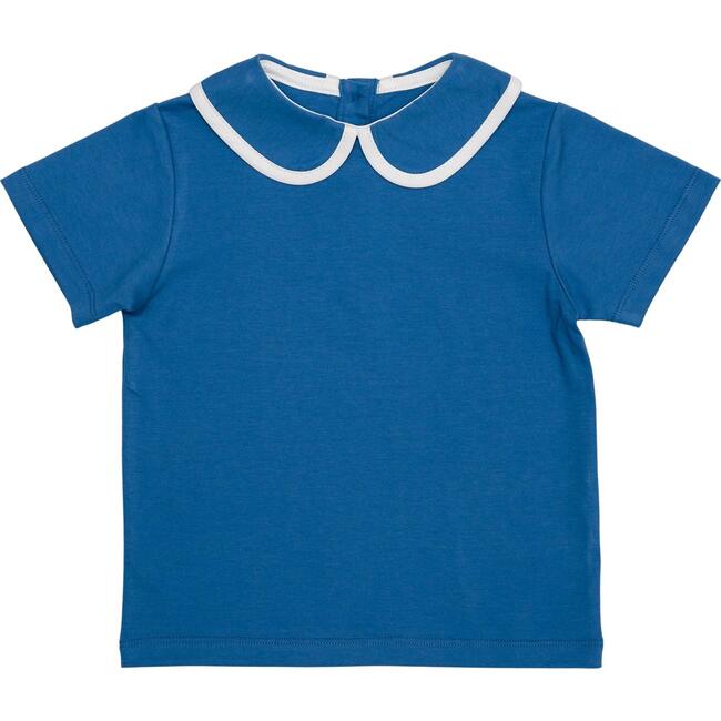 Teddy Peter Pan Shirt, Boathouse Blue