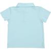 Carter Polo T-Shirt With Logo, Bermuda Blue - Polo Shirts - 3