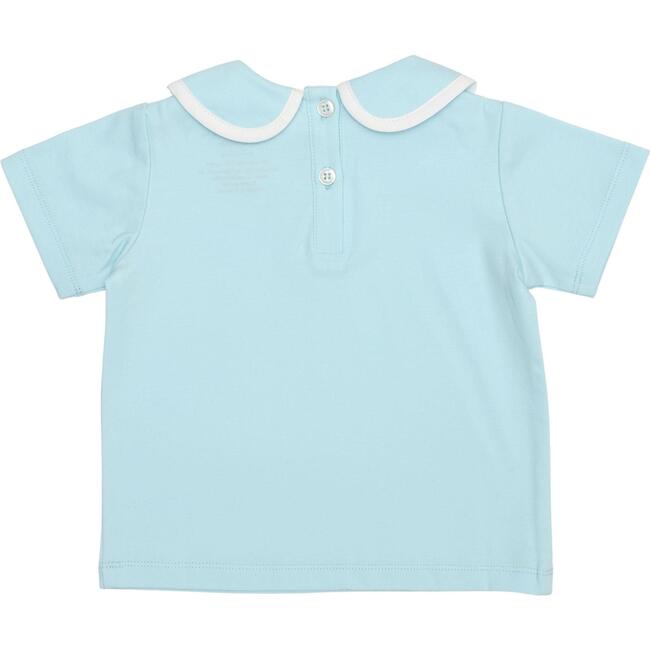 Teddy Peter Pan Shirt, Bermuda Blue - Shirts - 2