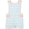 James Henry Button Shoulder Jon Jon, Bailey's Bay Blue Gingham - Onesies - 1 - thumbnail