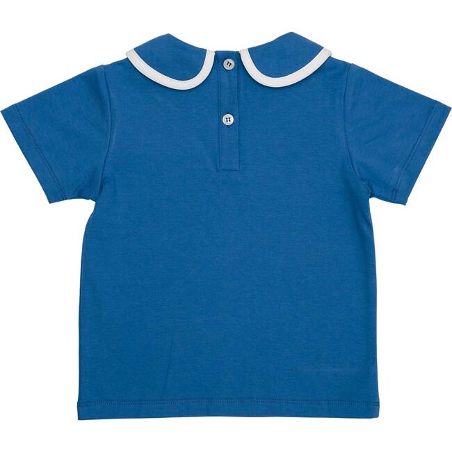 Teddy Peter Pan Shirt, Boathouse Blue - Shirts - 3