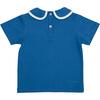 Teddy Peter Pan Shirt, Boathouse Blue - Shirts - 3