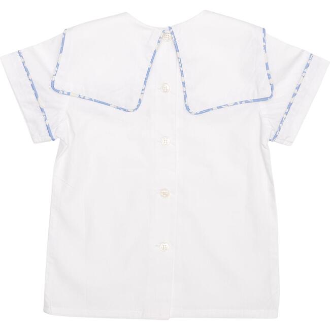 Barrett Cotton Tail Trim Bib Shirt, Cambridge White - Shirts - 2
