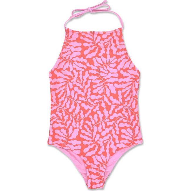 Riviera Reversible One-Piece, Pink And Multicolors