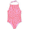 Riviera Reversible One-Piece, Pink And Multicolors - One Pieces - 1 - thumbnail