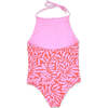 Riviera Reversible One-Piece, Pink And Multicolors - One Pieces - 2