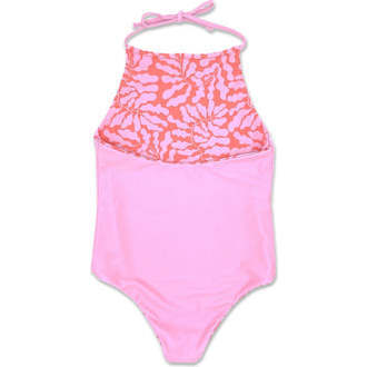 Riviera Reversible One-Piece, Pink And Multicolors - One Pieces - 4