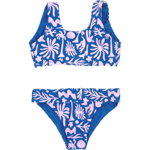 Island Hopper Bikini, Blue And Pink