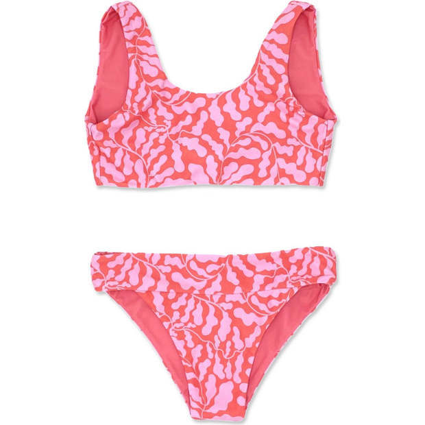 Island Hopper Bikini, Mutli And Pink