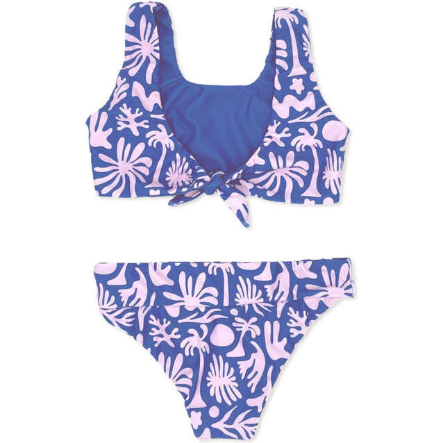 Island Hopper Bikini, Blue And Pink - Two Pieces - 2