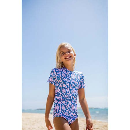 Lanikai One-Piece, Blue And Pink - One Pieces - 3