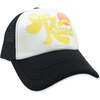 Sun Kissed Trucker Hat, Black  And Multicolors - Hats - 1 - thumbnail