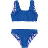 Island Hopper Bikini, Blue And Pink - Two Pieces - 3