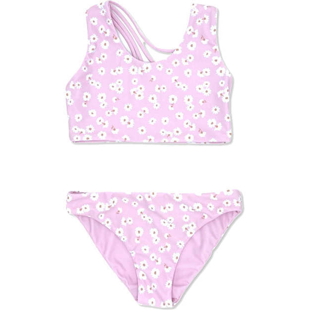 Summer Sun Reversible Bikini, Pink And Multicolors - Two Pieces - 1