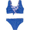 Island Hopper Bikini, Blue And Pink - Two Pieces - 4