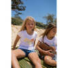 Sun Kissed Everyday Tee, White And Multicolors - T-Shirts - 2