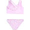 Summer Sun Reversible Bikini, Pink And Multicolors - Two Pieces - 4 - thumbnail