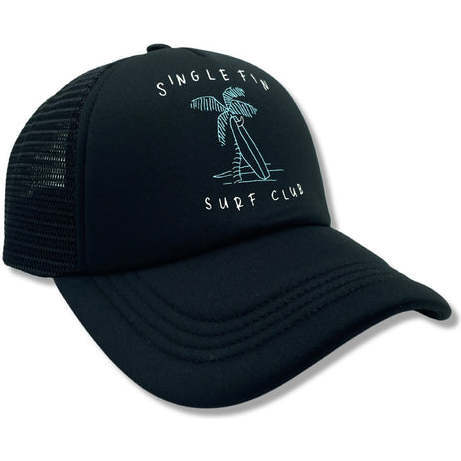 Single Fin Trucker Hat, Navy