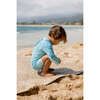 Shorebreak Long Sleeve Surf Suit, Blue And Green - Rash Guards - 4