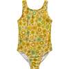 Surfy Birdy X Seaesta Surf Surfy 60s Swimsuit, Chartreuse - One Pieces - 1 - thumbnail