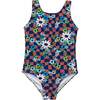 Sunny Days Checks Swimsuit, Navy - One Pieces - 1 - thumbnail