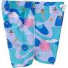 Sunshine Vintage-Inspired Swirly Space Boardshorts, Tahiti - Swim Trunks - 2