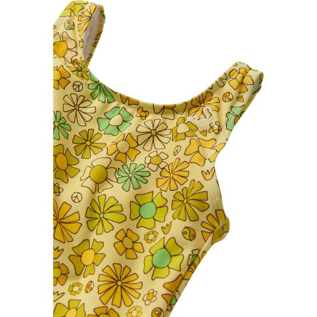 Surfy Birdy X Seaesta Surf Surfy 60s Swimsuit, Chartreuse - One Pieces - 2