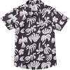 Seaesta Surf X Ty Williams Button-Up Shirt, Charcoal - Shirts - 1 - thumbnail