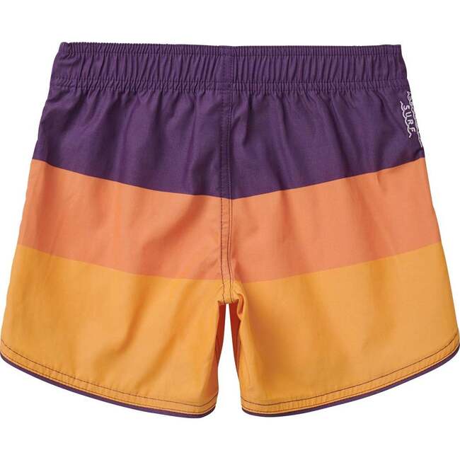 Triple Scoop Vintage-Inspired Boardshorts, Ube - Swim Trunks - 3