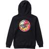 Seaesta Surf Hoodie With Tie-Dye Graphic, Black - Sweatshirts - 1 - thumbnail