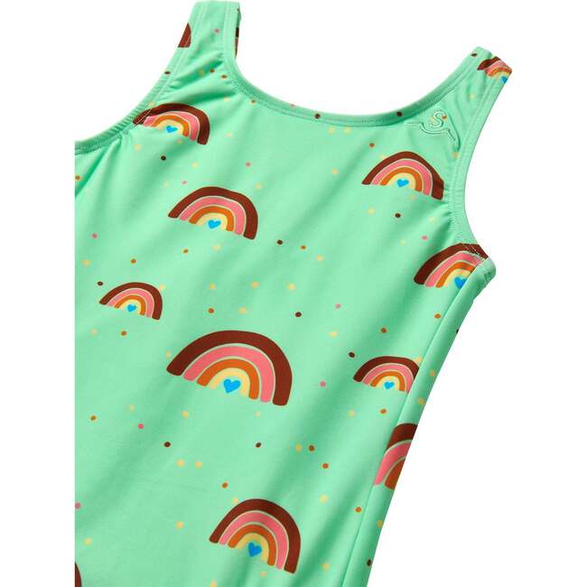 Sea Arches Scoop Neck Swimsuit, Honeydew - One Pieces - 2