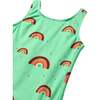 Sea Arches Scoop Neck Swimsuit, Honeydew - One Pieces - 2
