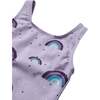 Sea Arches Scoop Neck Swimsuit, Grape - One Pieces - 2