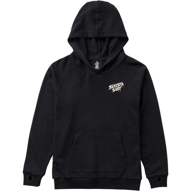 Seaesta Surf Hoodie With Tie-Dye Graphic, Black - Sweatshirts - 2