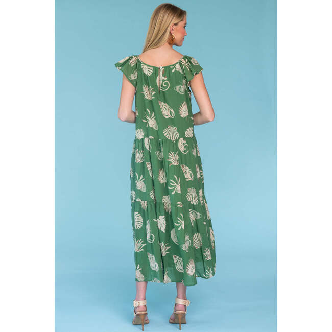 Women's Milly Treasure Island Agave Dress, Green - Dresses - 2