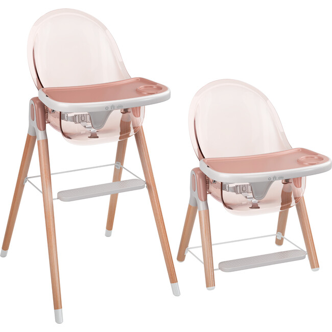 6 in 1 Deluxe High Chair, Pink