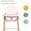 6 in 1 Deluxe High Chair, Pink - Highchairs - 4