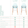 6 in 1 Deluxe High Chair, Blue - Highchairs - 5 - thumbnail