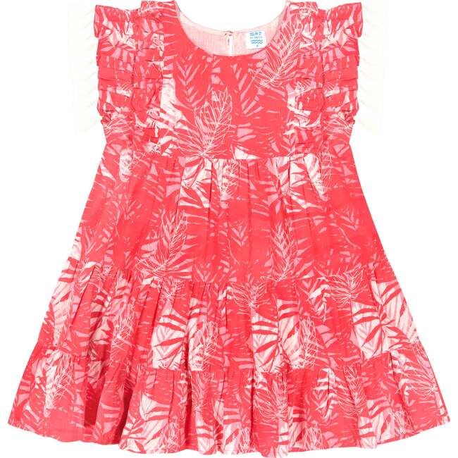 Sophie Palm Tassel Dress, Pink