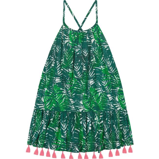 Mini Palm Chantal Dress, Emerald