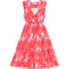 Women's Giselle Maxi Palm Dress, Pink - Dresses - 1 - thumbnail