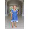 Serena Tassel Twirl Dress, Aegean Blue - Dresses - 2