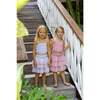 Louisa Smocked Stripe Top And Skirt Set, Lavender - Mixed Apparel Set - 2