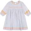 Ella Popover Stripe Dress, Lavendar - Dresses - 1 - thumbnail