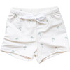 Palm Trees Swim Shorts, White - Shorts - 1 - thumbnail
